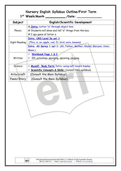 Nursery Planner