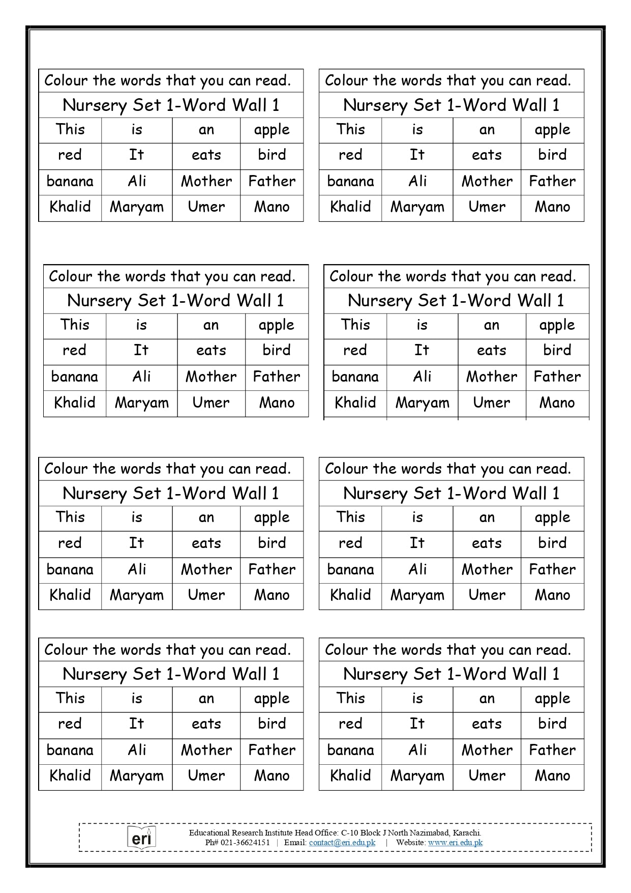 Nursery Planner