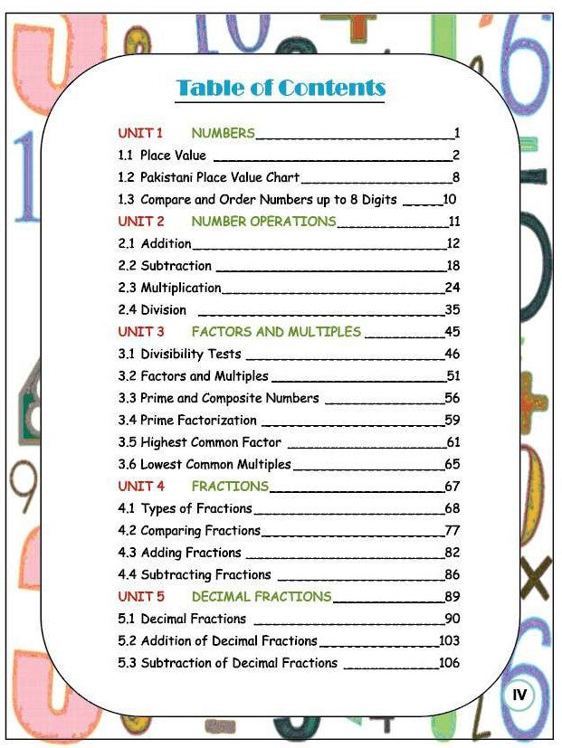 Vision Maths - 4